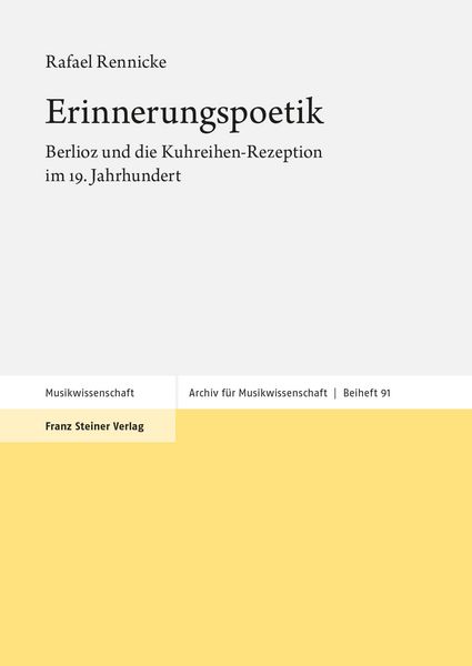 Produktbild: Erinnerungspoetik