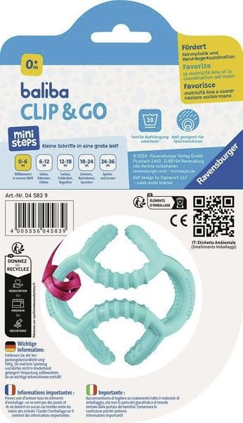 Ravensburger - ministeps: baliba Clip & Go türkis