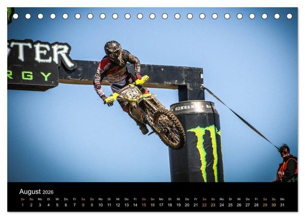 Produktbild: MX Racing 2026 (Tischkalender 2026 DIN A5 quer), CALVENDO Monatskalender