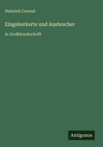 Produktbild: Eingekerkerte und Ausbrecher
