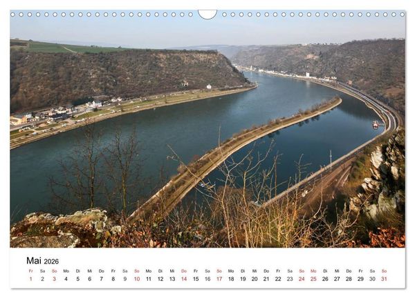 Produktbild: Rhein und Burgen (Wandkalender 2026 DIN A3 quer), CALVENDO Monatskalender
