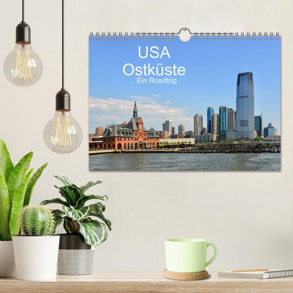 Produktbild: USA Ostk&uuml;ste Ein Road Trip (Wandkalender 2026 DIN A4 quer), CALVENDO Monatskalender