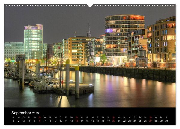 Produktbild: Hamburg (Wandkalender 2026 DIN A2 quer), CALVENDO Monatskalender