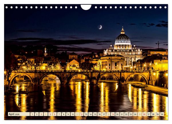 Produktbild: Reise durch Italien Vatikan (Wandkalender 2026 DIN A4 quer), CALVENDO Monatskalender