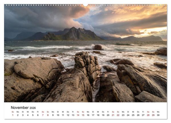 Produktbild: Magische Landschaften - Faszination Natur (hochwertiger Premium Wandkalender 2026 DIN A2 quer), Kunstdruck in Hochglanz