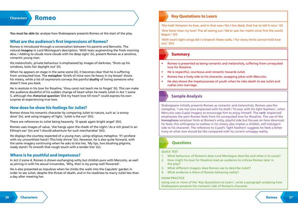 Produktbild: Collins Snap Revision Text Guides - Romeo and Juliet: Aqa GCSE English Literature