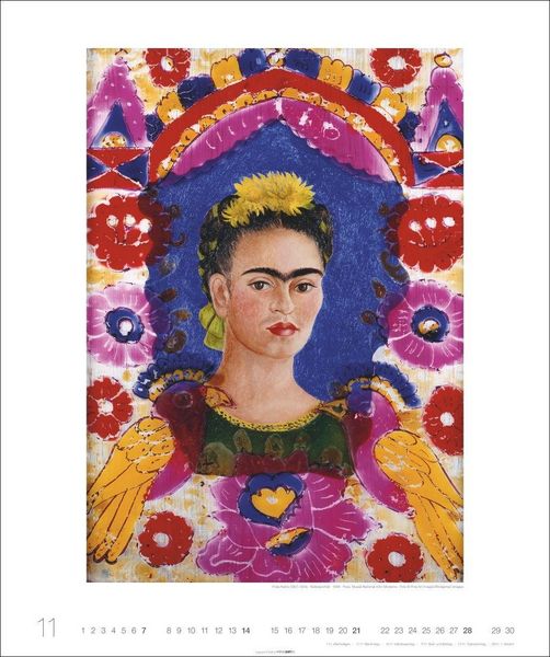 Produktbild: Frida Kahlo Edition Kalender 2027