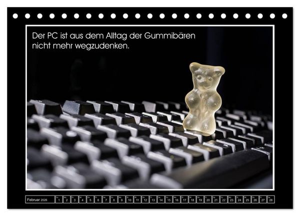Produktbild: Wissenswertes aus der Welt der Gummib&auml;ren (Tischkalender 2026 DIN A5 quer), CALVENDO Monatskalender