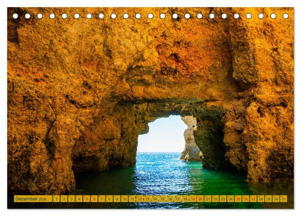 Produktbild: Algarve pur (Tischkalender 2026 DIN A5 quer), CALVENDO Monatskalender