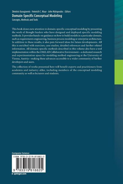 Produktbild: Domain-Specific Conceptual Modeling