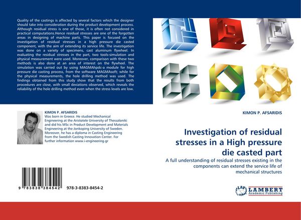 Produktbild: Investigation of residual stresses in a High pressure die casted part