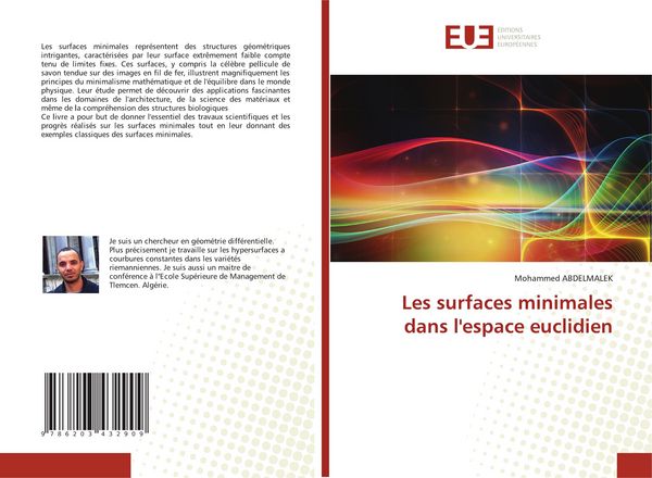 Produktbild: Les surfaces minimales dans l'espace euclidien