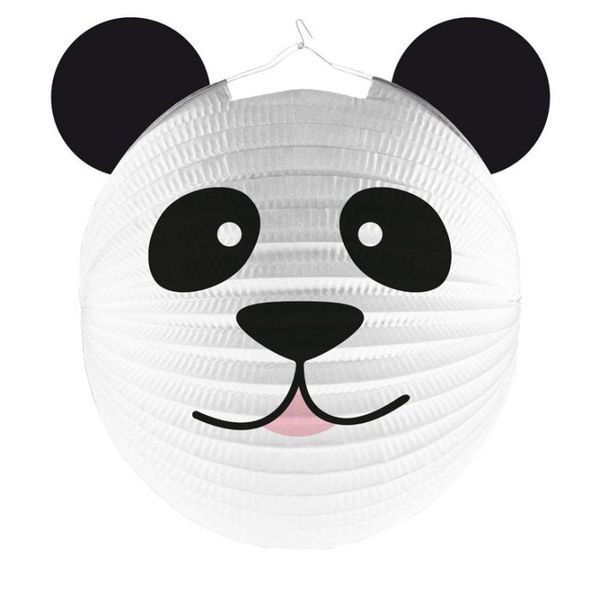 Tierlaterne Panda Papier 25 cm