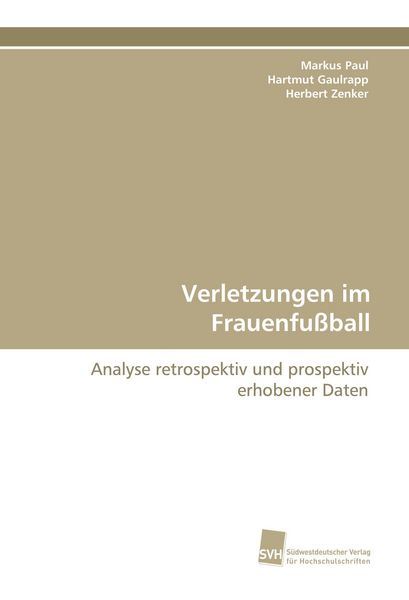 Produktbild: Verletzungen im Frauenfu&szlig;ball