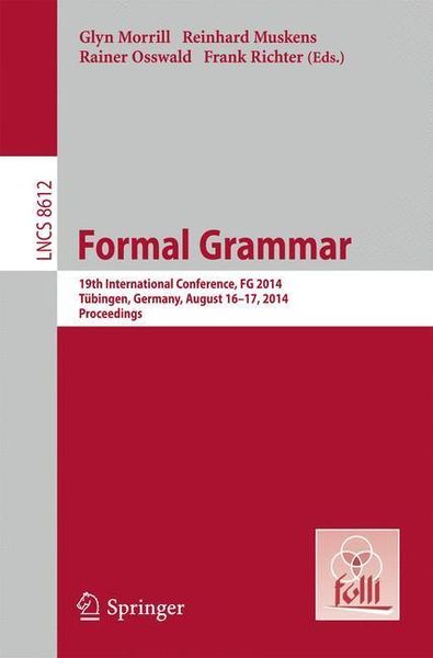 Produktbild: Formal Grammar