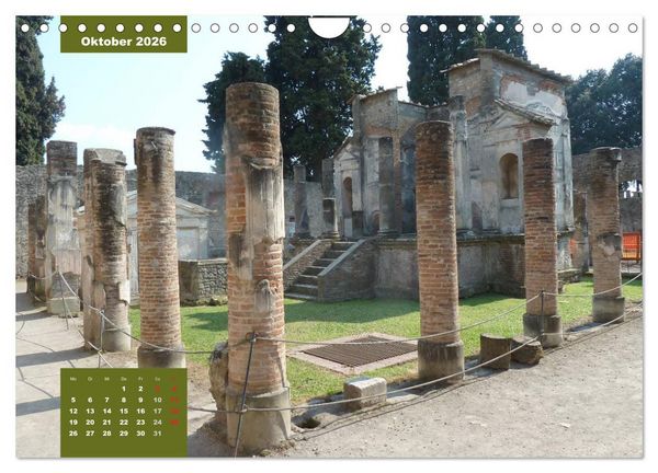 Produktbild: Pompeji-Kalender (Wandkalender 2026 DIN A4 quer), CALVENDO Monatskalender