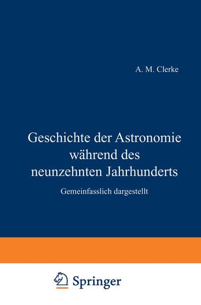 Produktbild: Geschichte der Astronomie w&auml;hrend des neunzehnten Jahrhunderts