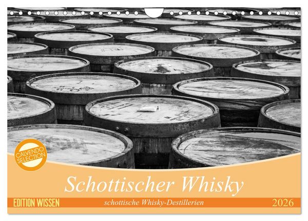 Schottischer Whisky (Wandkalender 2026 DIN A4 quer), CALVENDO Monatskalender