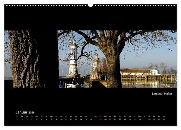 Produktbild: Panoramen vom Bodensee (Wandkalender 2026 DIN A2 quer), CALVENDO Monatskalender