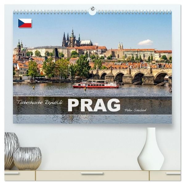 Produktbild: Tschechische Republik - Prag (hochwertiger Premium Wandkalender 2026 DIN A2 quer), Kunstdruck in Hochglanz