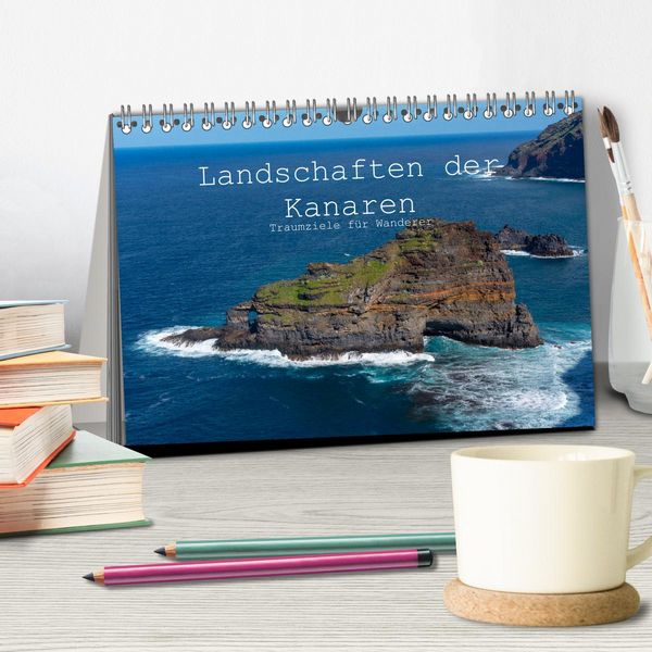Produktbild: Landschaften der Kanaren - Traumziele f&uuml;r Wanderer (Tischkalender 2026 DIN A5 quer), CALVENDO Monatskalender