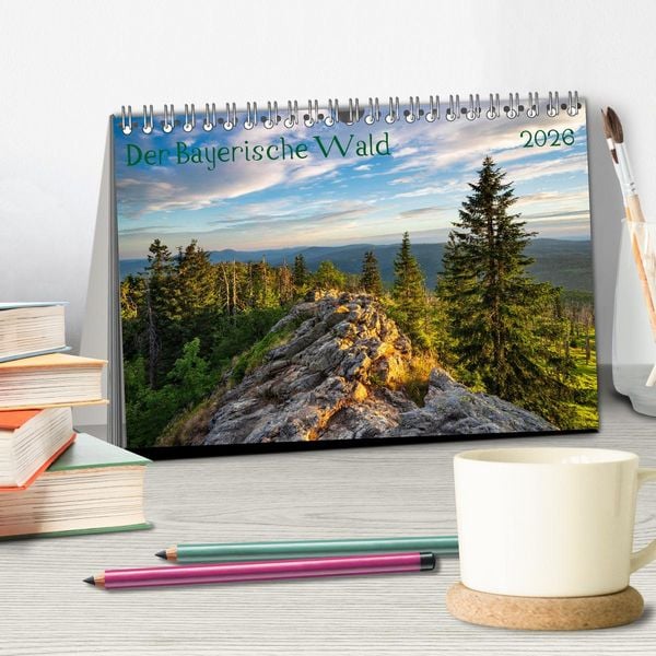 Produktbild: Der Bayerische Wald (Tischkalender 2026 DIN A5 quer), CALVENDO Monatskalender