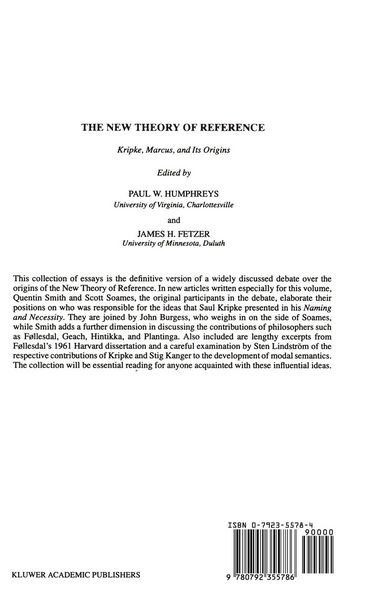 Produktbild: The New Theory of Reference