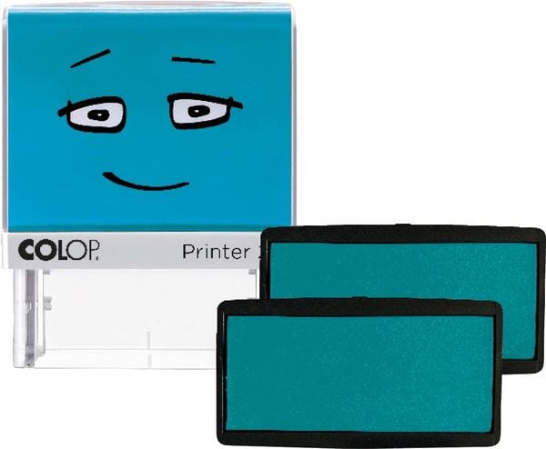 Produktbild: COLOP NIO Ersatz-Stempelkissen, Packung mit 2 Stempelkissen, fresh mint