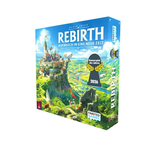 Produktbild: Frosted Games - Rebirth: Aufbruch in eine neue Zeit, Kennerspiel des Jahres 2026