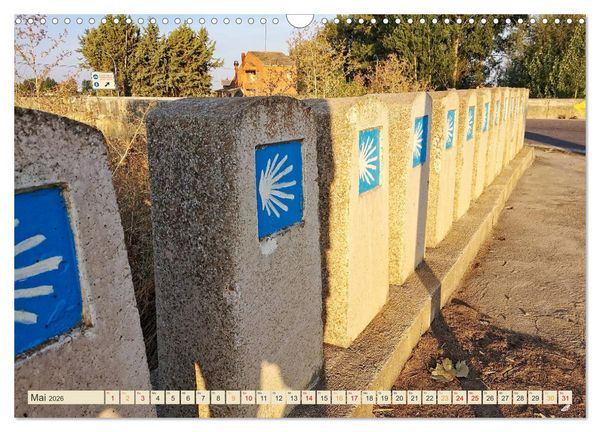 Produktbild: Buen Camino - pilgern auf dem Jakobsweg - Camino Franc&eacute;s (Wandkalender 2026 DIN A3 quer), CALVENDO Monatskalender