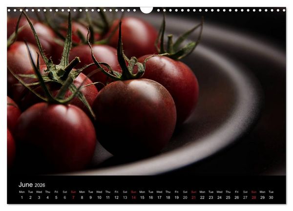 Produktbild: Delicious - Gourmet Food Calendar 2026 / UK-Version (Wall Calendar 2026 DIN A3 landscape), CALVENDO 12 Month Wall Calendar
