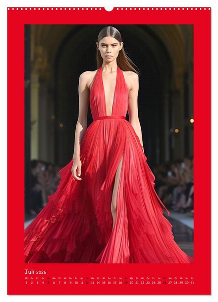 Produktbild: Fashion Show. Zeitlose Haute Coutour (Wandkalender 2026 DIN A2 hoch), CALVENDO Monatskalender