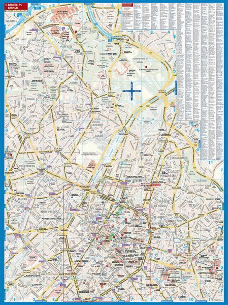 Produktbild: Brussels, Br&uuml;ssel, Borch Map