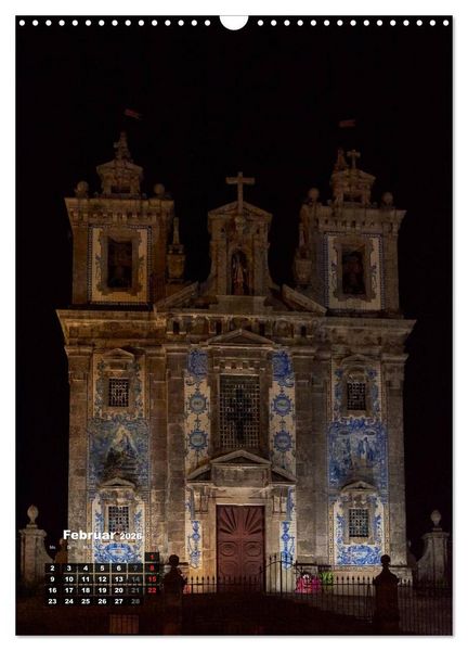 Produktbild: Porto Tag und Nacht (Wandkalender 2026 DIN A3 hoch), CALVENDO Monatskalender