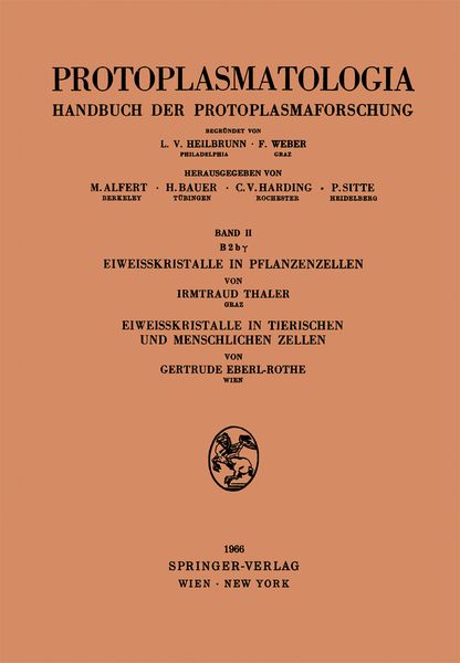 Produktbild: Eiweisskristalle in Pflanzenzellen. Eiweisskristalle in tierischen und menschlichen Zellen