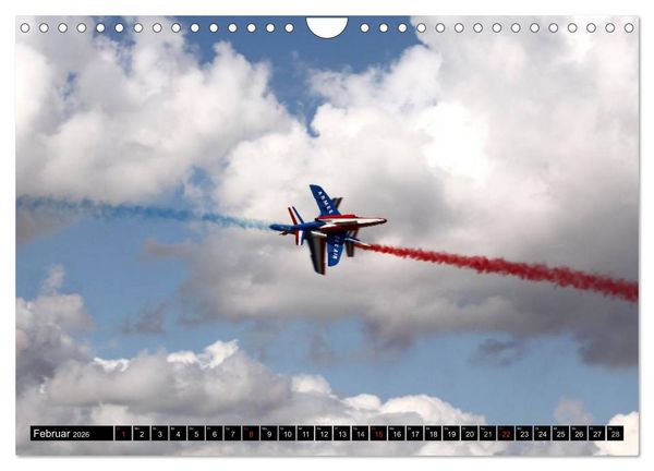 Produktbild: Augenblicke in der Luft: Patrouille de France (Wandkalender 2026 DIN A4 quer), CALVENDO Monatskalender