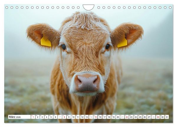 Produktbild: K&Uuml;HE AUF DER ALM &ndash; Der Kalender aus Bayern (Wandkalender 2026 DIN A4 quer), CALVENDO Monatskalender