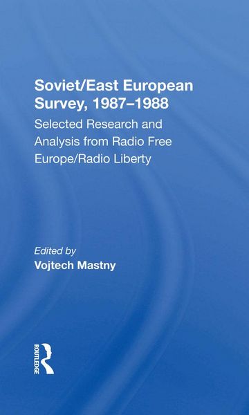 Produktbild: Soviet/East European Survey, 1987-1988