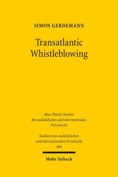 Produktbild: Transatlantic Whistleblowing