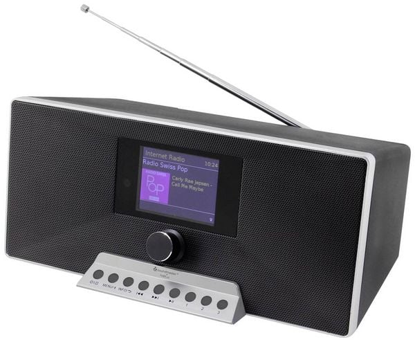 Soundmaster IR3500SW Internet Tischradio Internet, DAB+, UKW AUX, Bluetooth®, USB, WLAN, Internetradio Akku-Ladefunktion