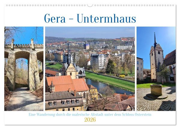 Produktbild: Gera - Untermhaus (Wandkalender 2026 DIN A2 quer), CALVENDO Monatskalender