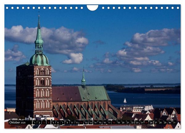 Produktbild: Ostseeperle Stralsund (Wandkalender 2026 DIN A4 quer), CALVENDO Monatskalender