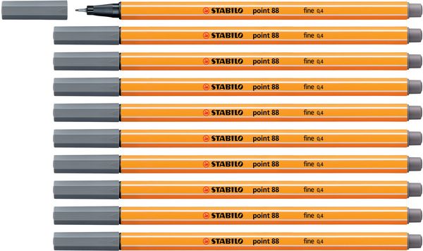 Produktbild: STABILO Point 88 dunkelgrau