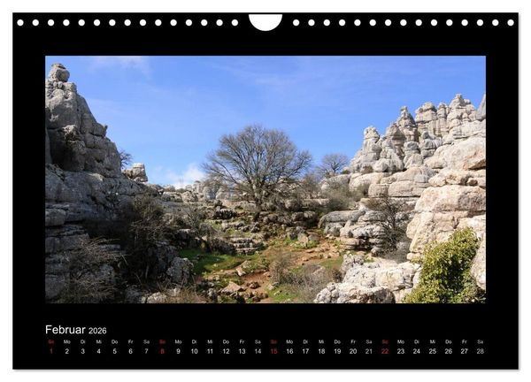 Produktbild: Landschaften Andalusiens (Wandkalender 2026 DIN A4 quer), CALVENDO Monatskalender