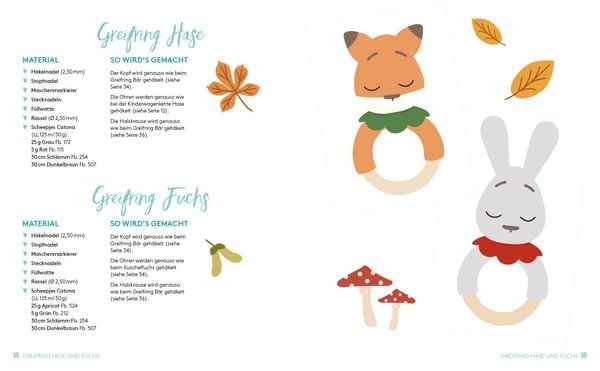 Produktbild: Fuchs, B&auml;r und Hase &ndash; s&uuml;&szlig;e H&auml;kelwelten f&uuml;r Babys