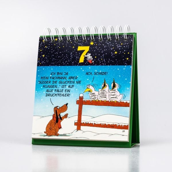 Produktbild: Uli Stein Adventskalender mit 24 Weihnachtskarten