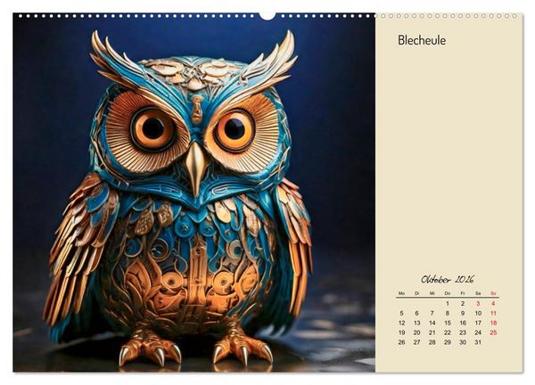 Produktbild: Vogelwelt, lustig, bunt und verspielt (Wandkalender 2026 DIN A2 quer), CALVENDO Monatskalender