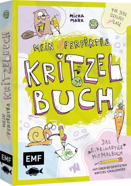 Mein (un)perfektes Kritzelbuch, Taschenbuch von Micha Marx, Edition Michael Fischer / EMF Verlag, 978-3-7459-3147-1