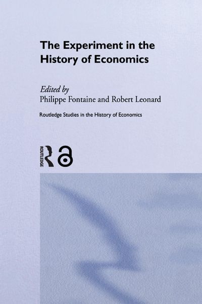 Produktbild: The Experiment in the History of Economics
