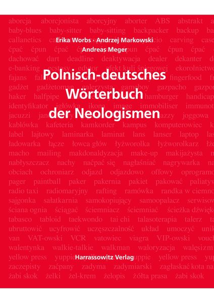 Produktbild: W&ouml;rterbuch der Neologismen Polnisch-Deutsch